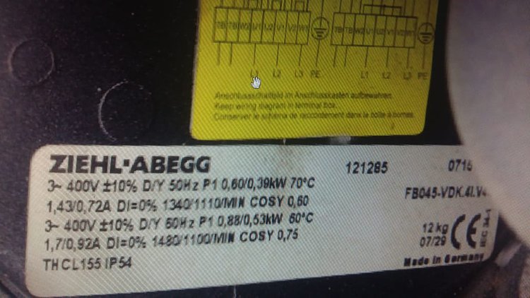 Ziehl abegg re25p 4dk 4i 1r 209734 схема подключения