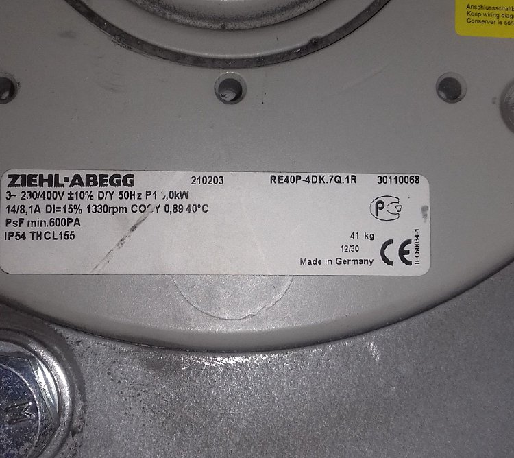 Ziehl abegg re25p 4dk 4i 1r 209734 схема подключения