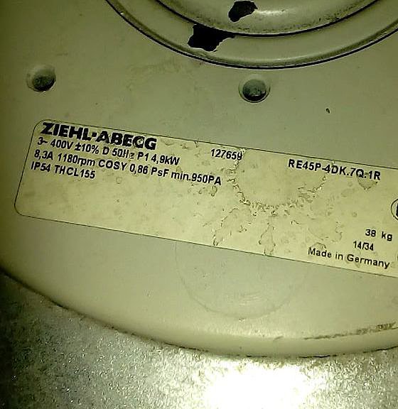 Ziehl abegg re25p 4dk 4i 1r 209734 схема подключения