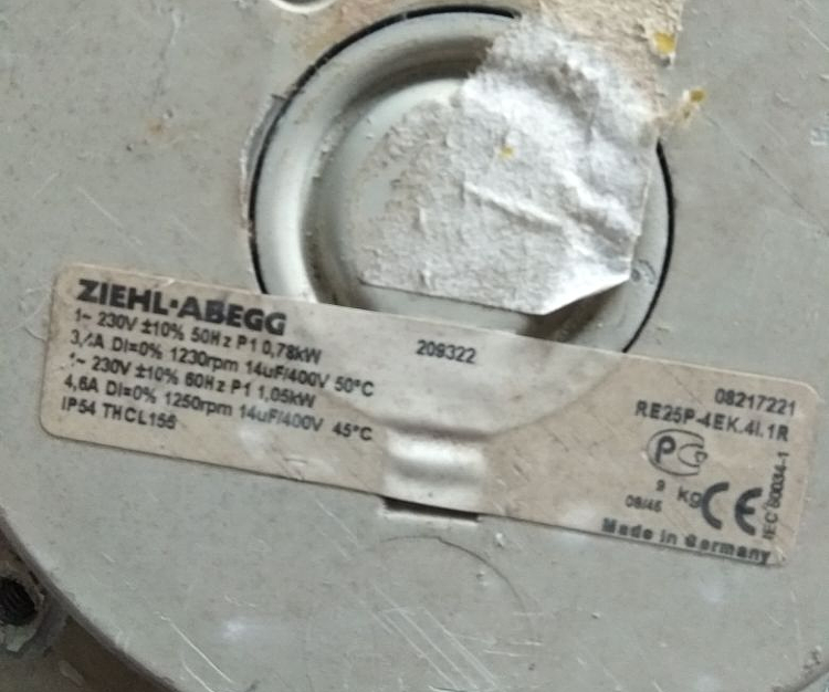 Ziehl abegg re25p 4dk 4i 1r 209734 схема подключения