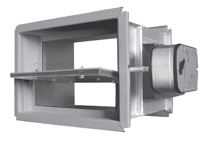 Клапан противопожарный дымоудаления DVSM-250/250